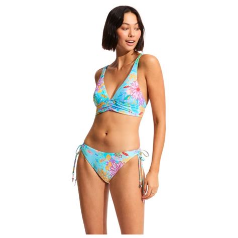 Seafolly Under The Sea Longline Tri Bikini Top Damen Online Kaufen