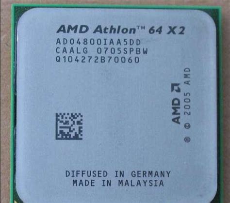 Процессор AMD Socket Am2 на 2 ЯДРА ATHLON 64 X2 4800 ( 2 По 2.5 Ghz ...