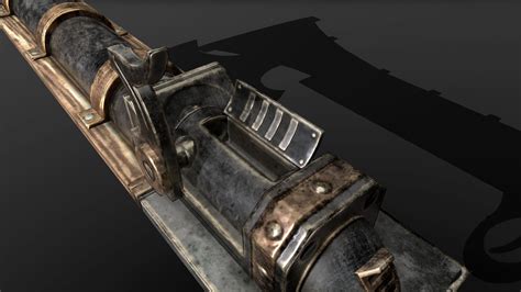 Мушкет с топором 3D Модель $3 - .fbx .obj - Free3D