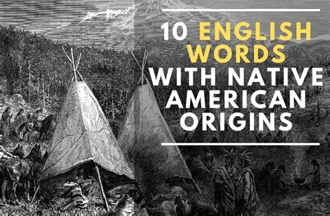 Words In English Borrowed From Native Americans