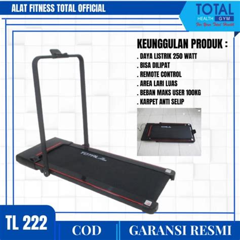 Jual Treadmill Elektrik TL 222 Walking Pad Daya Listrik 250 Low Watt