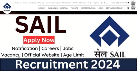 SAIL Recruitment 2024 For Trade Apprentice Posts