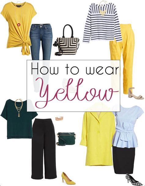 What Colors Go With Yellow Clothes