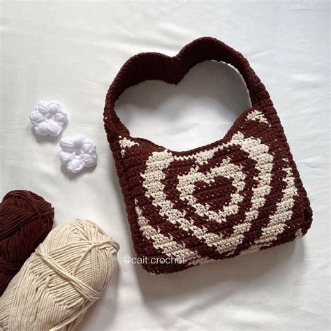 Crochet Powerpuff Heart Shoulder Bag Easy Pattern Artofit