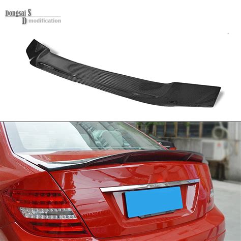 Mercedes C Class W204 Carbon Fiber Renntech Style Rear Trunk Lid