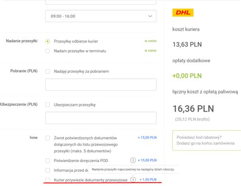 Jak wydrukować etykietę DHL Swyft