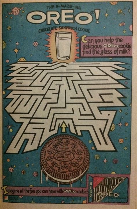 Comic Book Oreo Ad, 1985 : r/vintageads