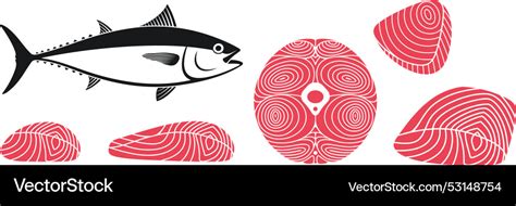 Tuna Royalty Free Vector Image - VectorStock