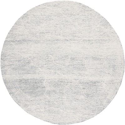 Metro Met999 Hand Tufted Area Rug - Dark Gray/ivory - 6' Round ...