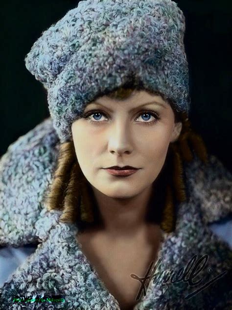 Classic Film Superstar Greta Garbo Colorized By Miko2660 On Deviantart