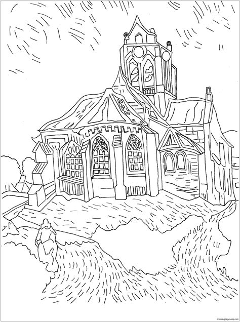 Joyous Famous Painting Coloring Pages Arts And Culture Coloring Pages