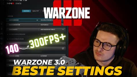 Besten Settings Warzone 3 Controller Grafik Audio AMD Adrenalin