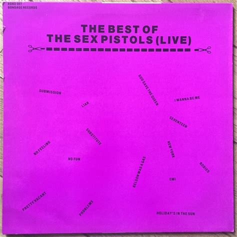 The Best Of The Sex Pistols Live Von Sex Pistols LP 180 220 Gr Bei