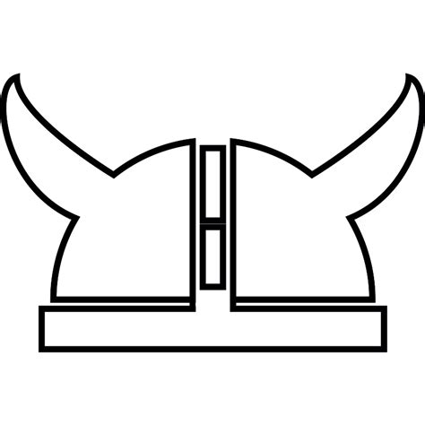 Viking Helmet Vector SVG Icon - SVG Repo