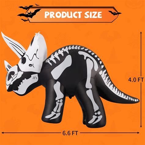 Triceratops Pumpkin Stencil