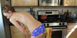 Petite Hot Milf Betty Blaze Masturbates In The Kitchen Tnaflix
