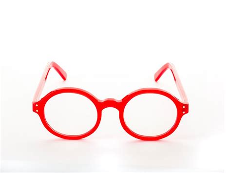 Round Eyeglasses Red - Wilde Sunglasses