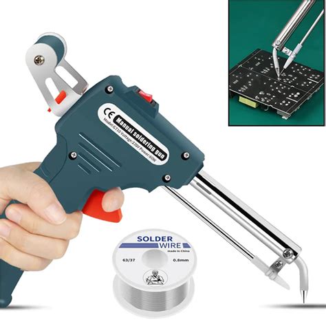 W Electric Soldering Iron Manual Soldering Gun Internal Heating