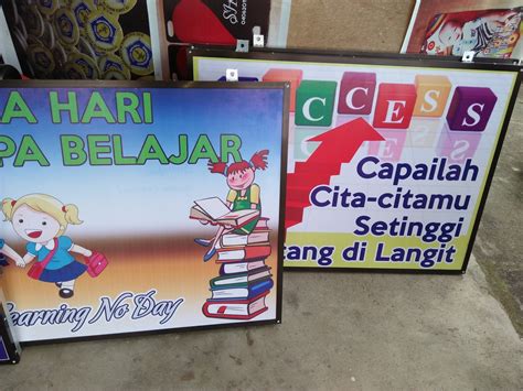 Papan Slogan Dan Kata Motivasi Kireina Media