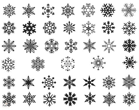 Snowflake Svg Christmas Svg Snowflake Bundle Svg Snowflake Etsy