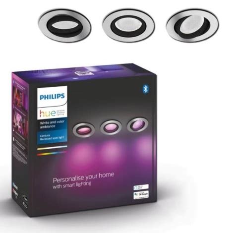 Philips Set X Led Rgb Zatemnitvena Vgradna Svetilka Hue Xgu W