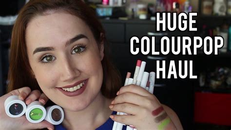 Huge Colourpop Haul With Lip Swatches Youtube