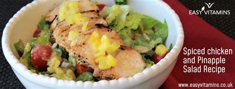 Spiced Chicken And Pineapple Salad Recipe Easyvitamins