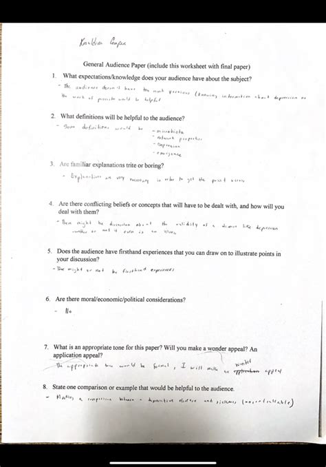 general audience assignment writing   sciences portfolio