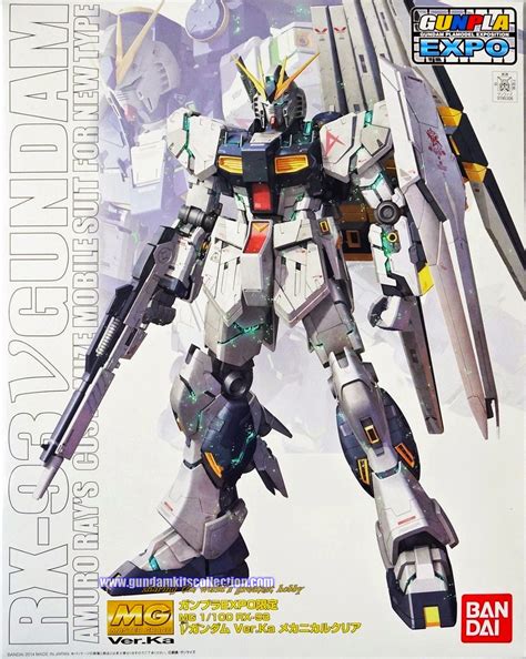 EXPO Exclusive MG 1 100 RX 93 Nu Gundam Ver Ka Mechanical Clear Ver