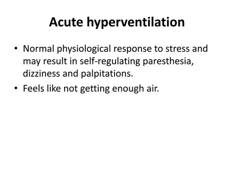 SOLUTION: Hyperventilation Causes, Signs & Symptoms and Treatment Plan. - Studypool