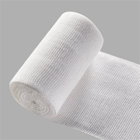 White Long Stretch Compression Exporter Of Gauze Bandage Roll Size