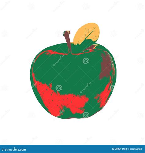 Colorful Apple Stock Illustration Illustration Of Juice 282394483