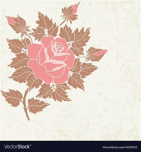 Hand Drawn Decorative Floral Royalty Free Vector Image