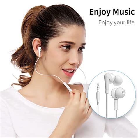 Wired Earbuds With Microphone 4 Pack Wired Earphones With Stereo Noise Blocking In Ear