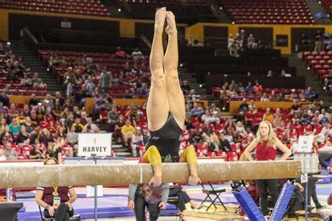 Asu Gymnastics Gallery Sun Devils Honor Seniors With Win Over Pitt