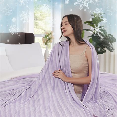 L Agraty Cooling Blanket For Hot Sleepers Lightweight Cool Summer Blanket King Blanket Cold