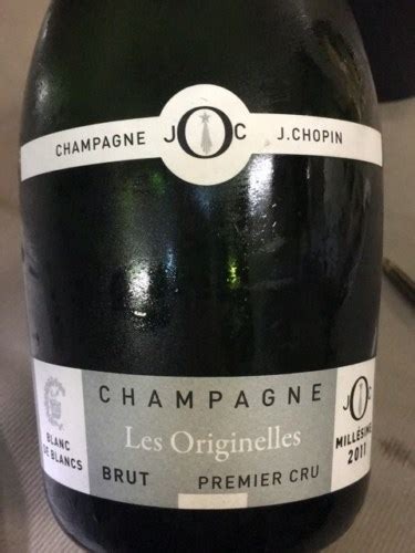 Julien Chopin Les Originelles Blanc De Blancs Brut Champagne Premier