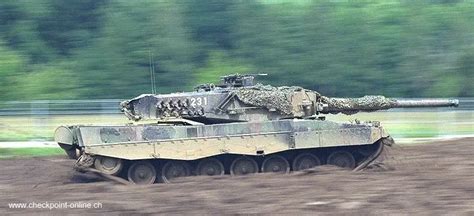 Leopard 2a4 Main Battle Tank Swiss Army Swizterland Technical Data