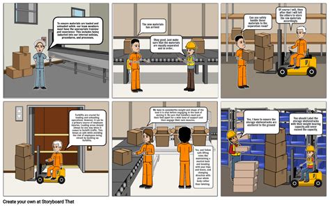 PROPER LOADING AND UNLOADING PROCEDURES Storyboard