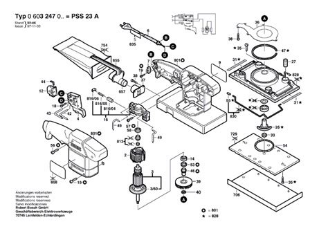 Hans Sauer Gmbh Ersatzteile Bosch Schwingschleifer Pss A