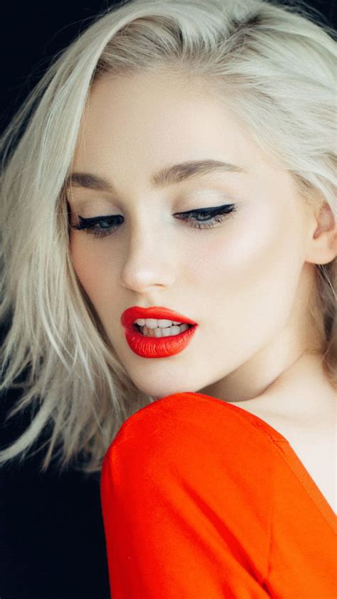 Je Veux Un Beau Blond Polaire Comment Faire Red Lipstick Makeup