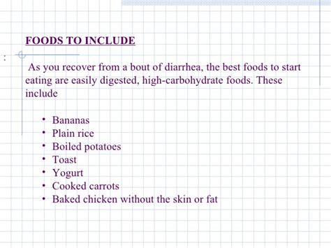 Brat Diet Menu For Diarrhea - Ariana & Hunter