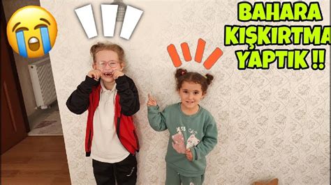 BAHARA ODAYI BOŞALTTIK DİYE ŞAKA YAPTIK ÇOK KIZDI AĞLADI ماما جابت