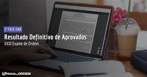 Resultado Definitivo De Aprovados Fase Xxxi Exame Da Oab