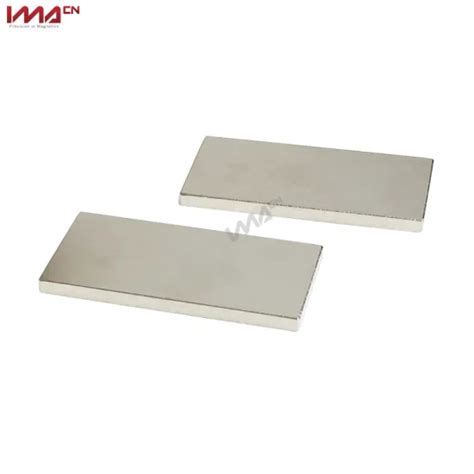 Powerful Customized Permanent Ni Sintered Block NdFeB Neodymium Magnet