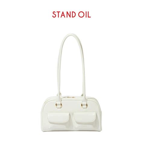 Stand Oil Chubby Bag White Shopee Thailand