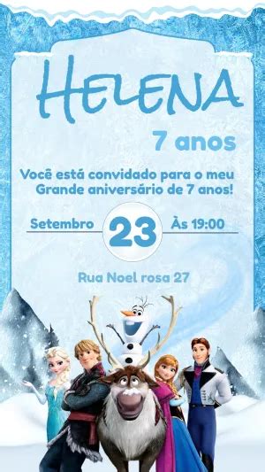 Frozen Birthday Invitation An Amazing Online Editor For You To Edit