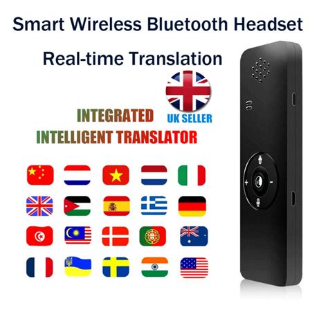 T Smart Translator Bluetooth En Tiempo Real Trad Grandado