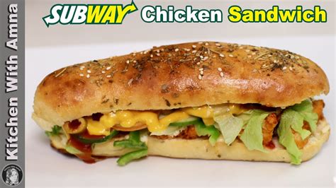 Subway Chicken Sandwich Chicken Tikka Sandwich Recipe Kitchen With