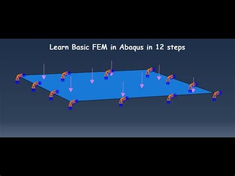 Most Basic Video To Learn Abaqus Finite Element Modelling Learn